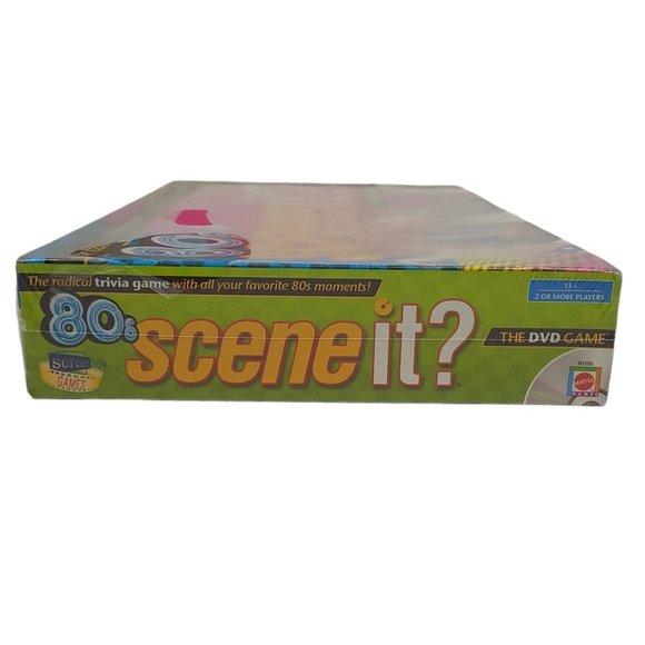 80s Scene It The DVD Game Trivia Board Game Mattel New Sealed - Picture 5 of 7